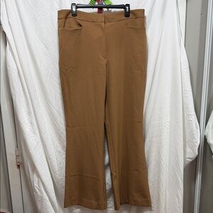 Calvin Klein Camel Flare Pants